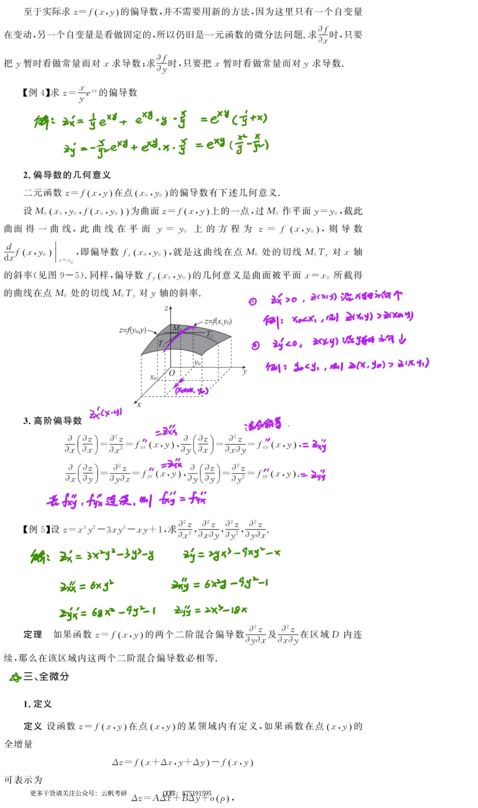 高数基础10 多元函数微分法与极值.pdf_第2页