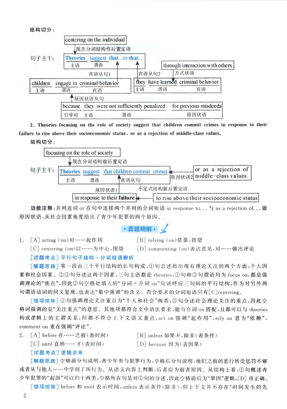 2004黄皮书真题解析（英语一）【无水印】高清(1).pdf_第2页