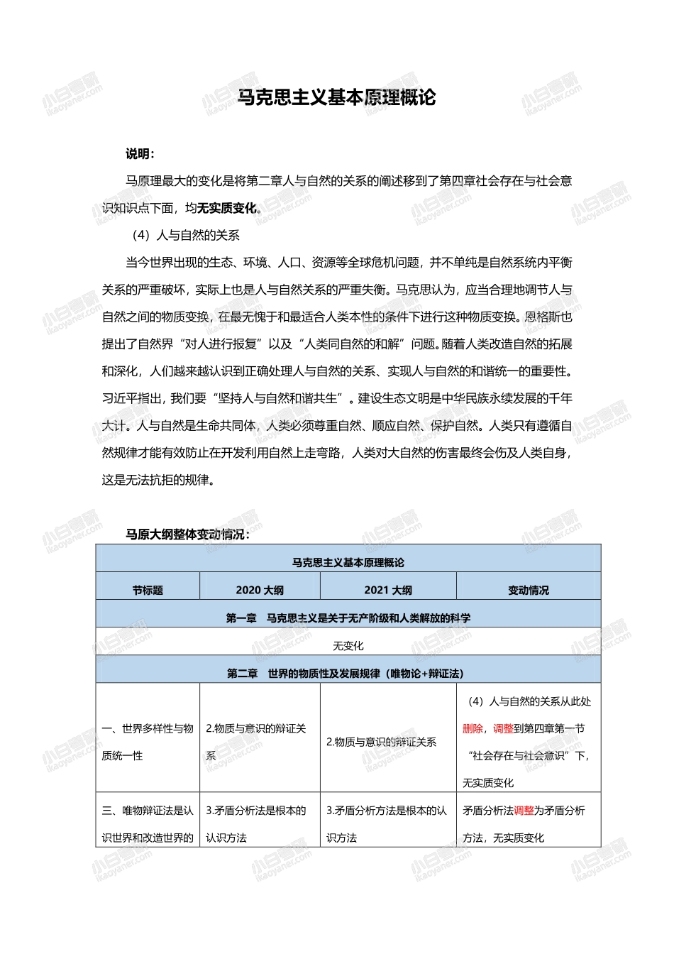2021考研政治大纲解析变动【详细版】.pdf_第3页