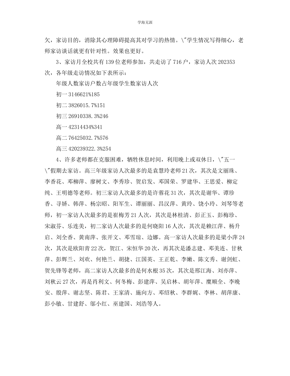 2023年教学工作总结初三家访工作总结.docx_第2页