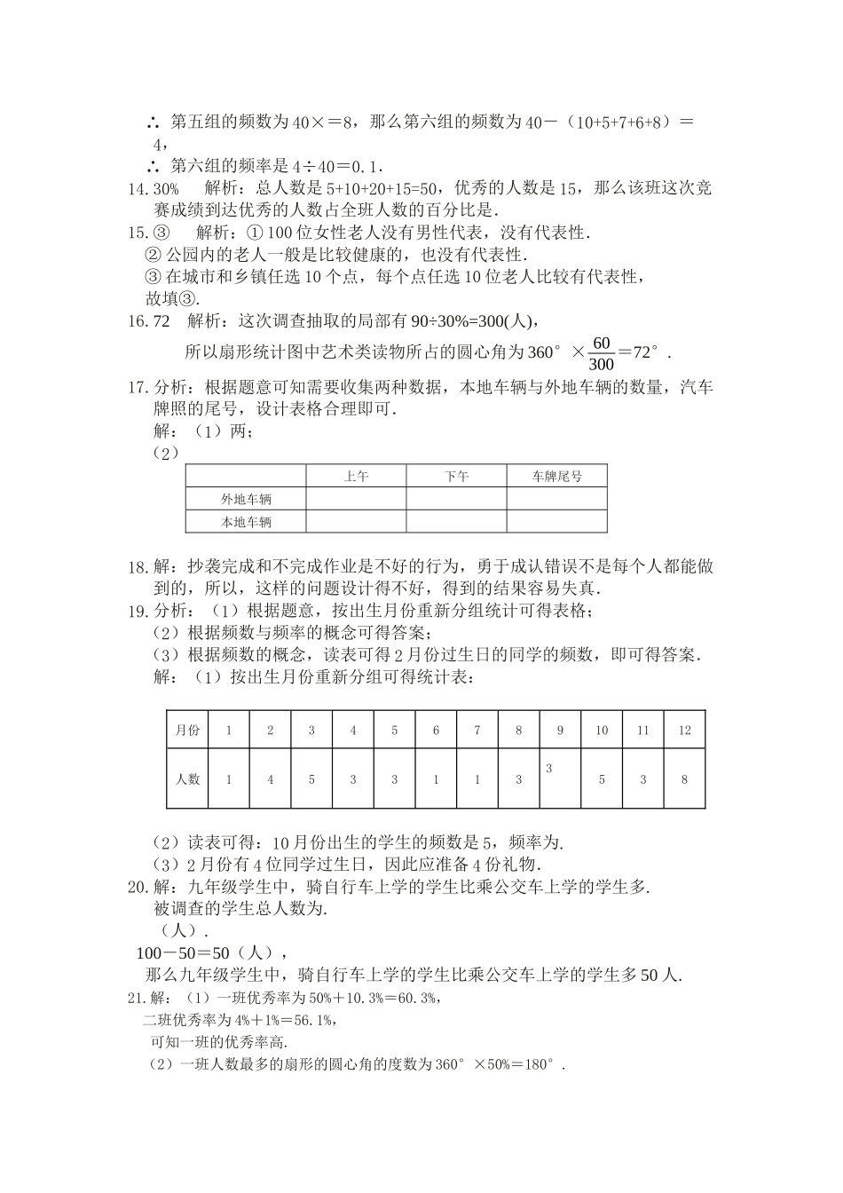 2023年教材全解20第第15章数据的收集与表示测试题及答案含解析2.docx_第2页