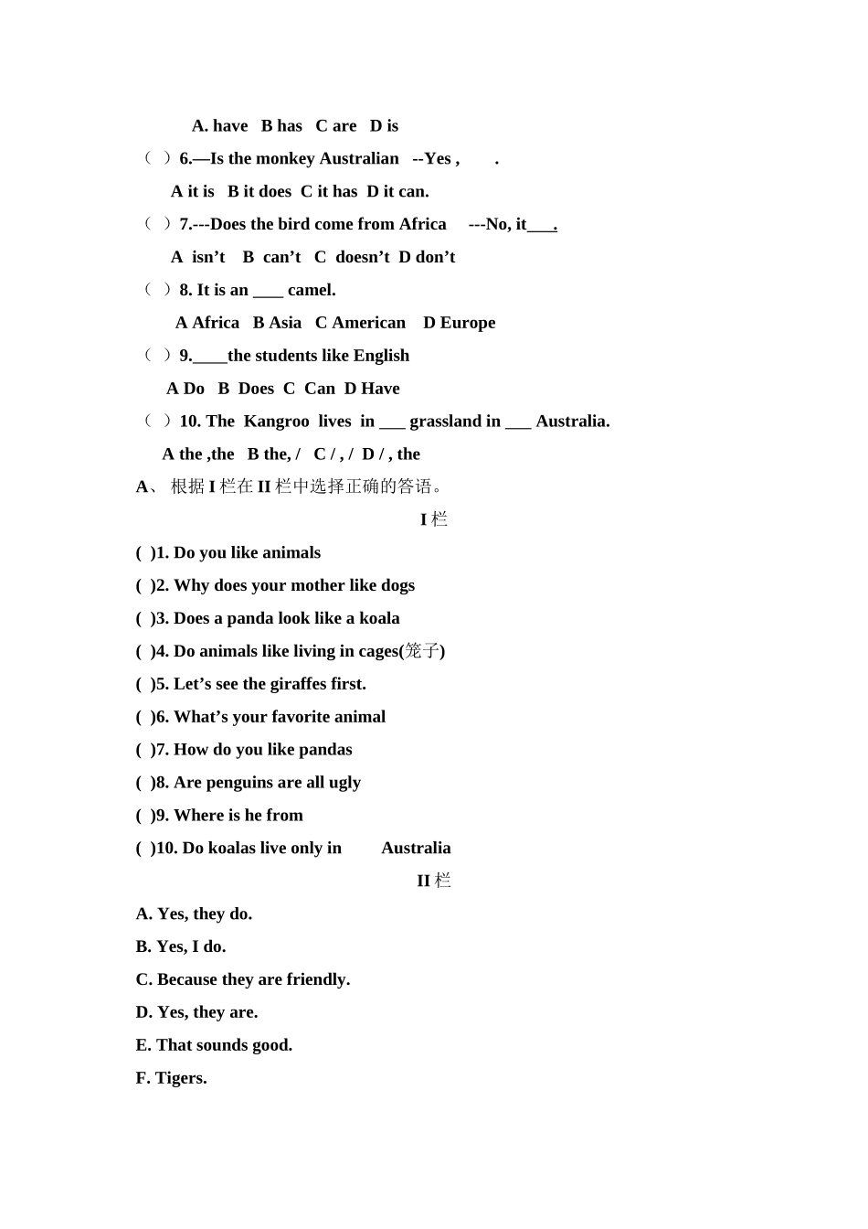 2023年初一英语上册Module9练习题12.docx_第2页