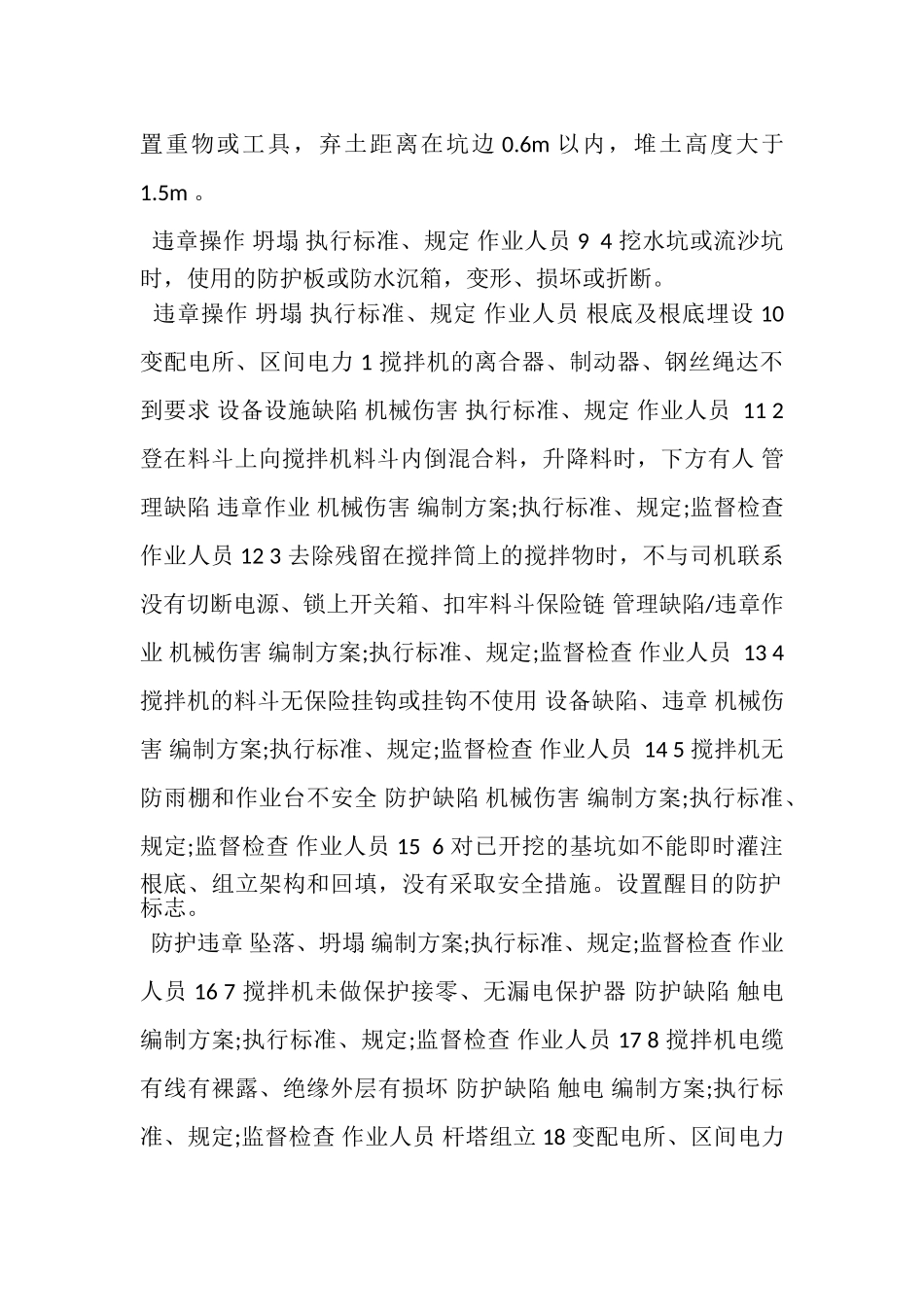 2023年电力工程安全隐患排查登记表.doc_第2页