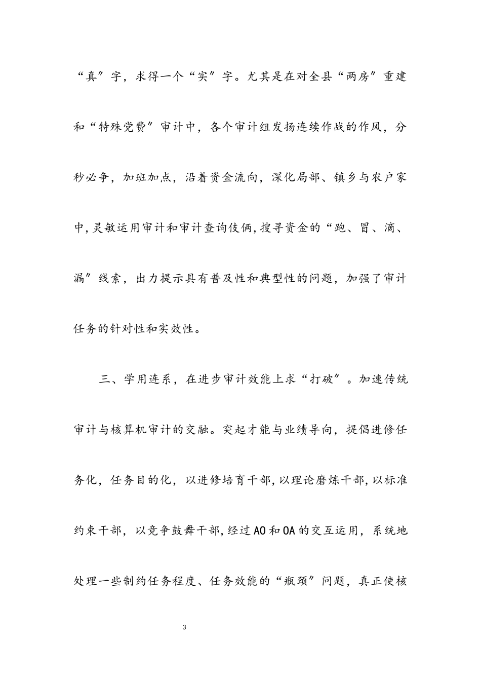 2023年审计局绩效管理经验交流.docx_第3页