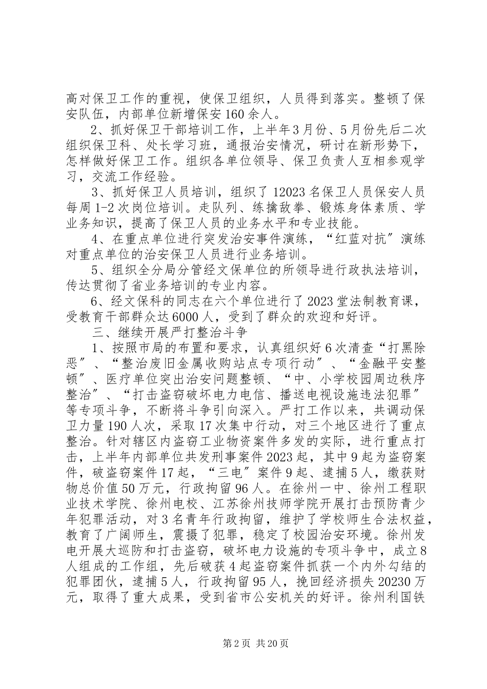 2023年公安机关安全保卫工作总结.docx_第2页
