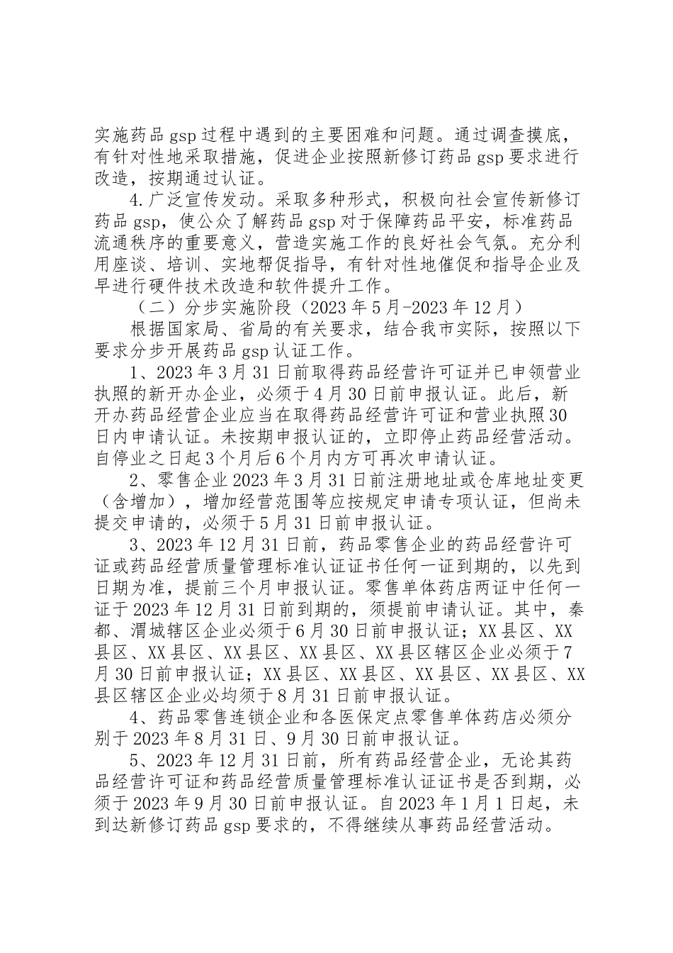 2023年新修订《药品经营质量管理规范》实施方案.doc_第2页