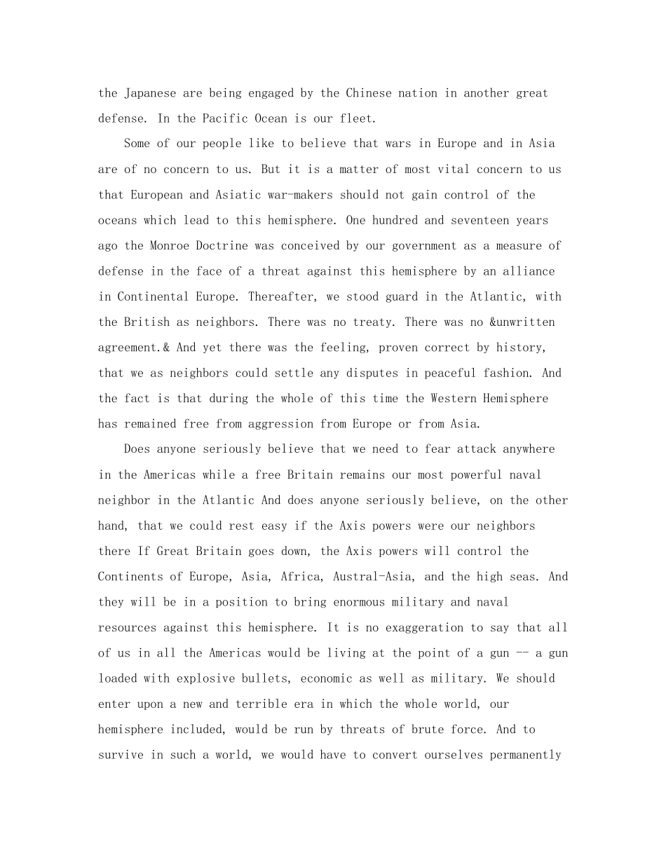 2023年美国总统罗斯福英语演讲稿.docx_第3页