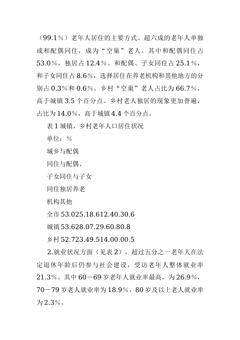 2023年关于老龄人口养老和健康情况专项调研报告.docx_第2页