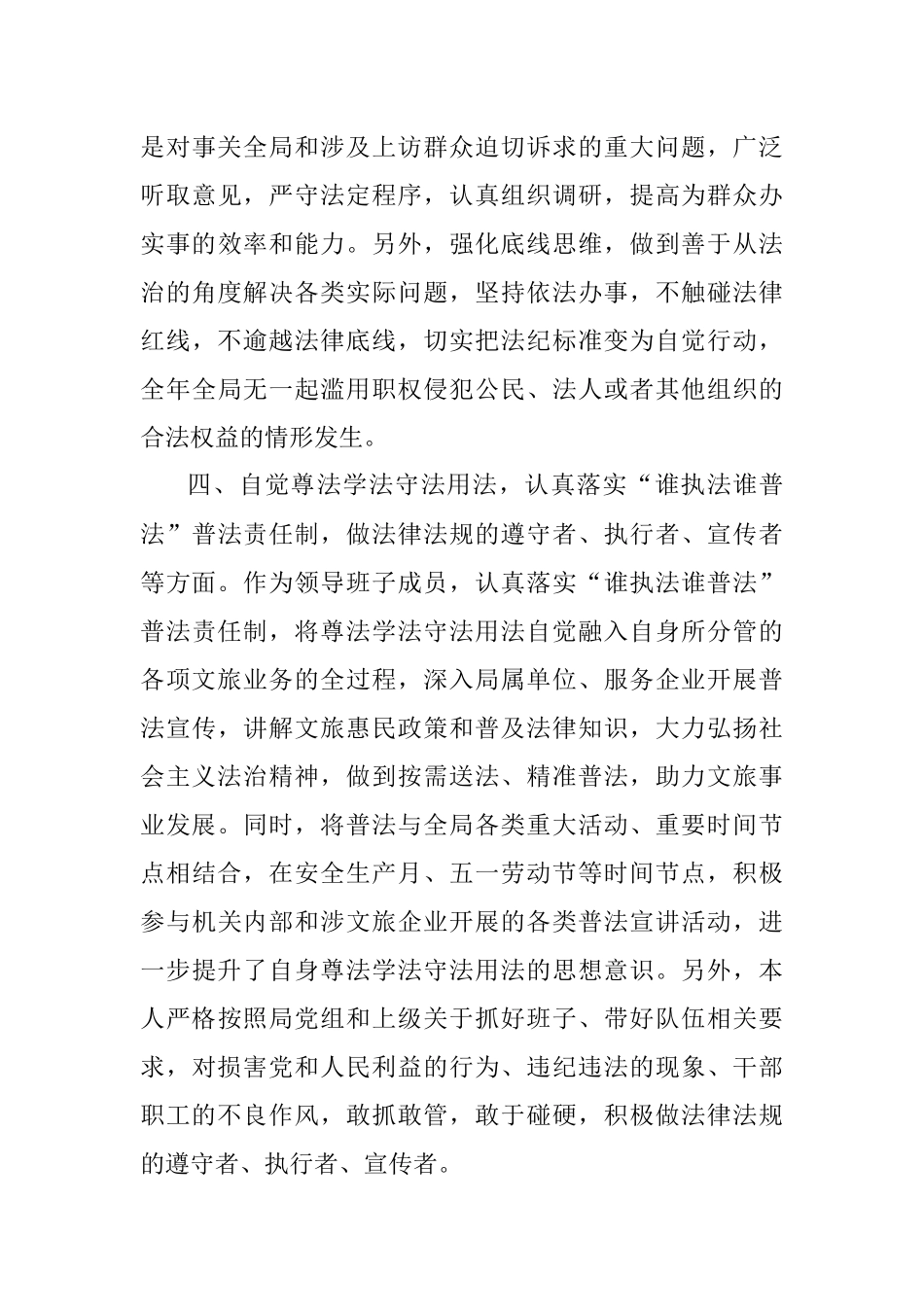 2023年市文化和旅游局局长个人述法报告.docx_第3页