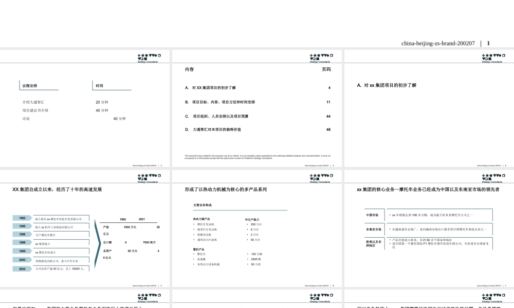 摩托车业务品牌战略项目建议书.ppt