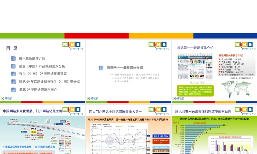 强生中国腾讯2009年线上推广方案.ppt