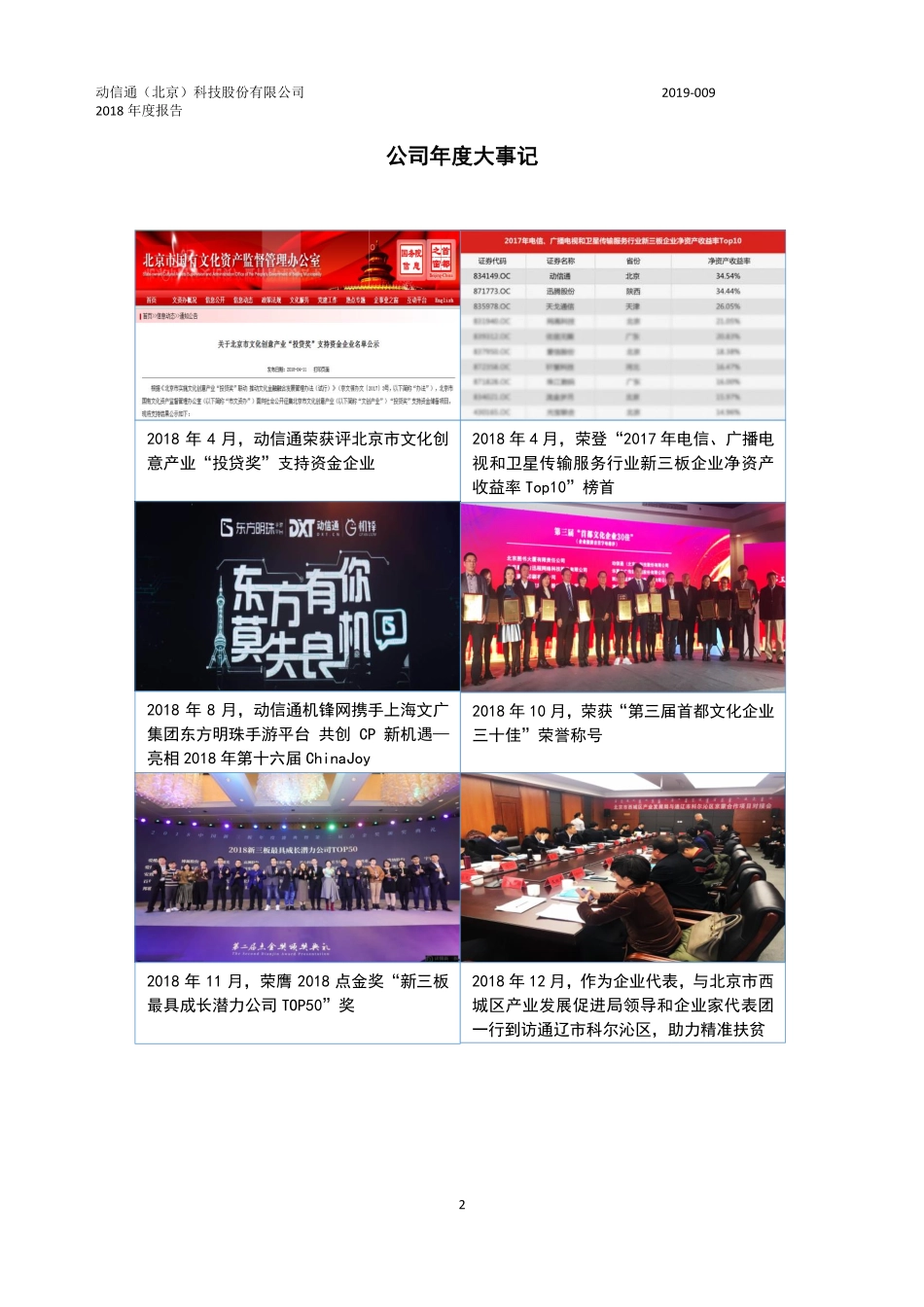 834149_2018_动信通_2018年年度报告_2019-04-24.pdf_第2页