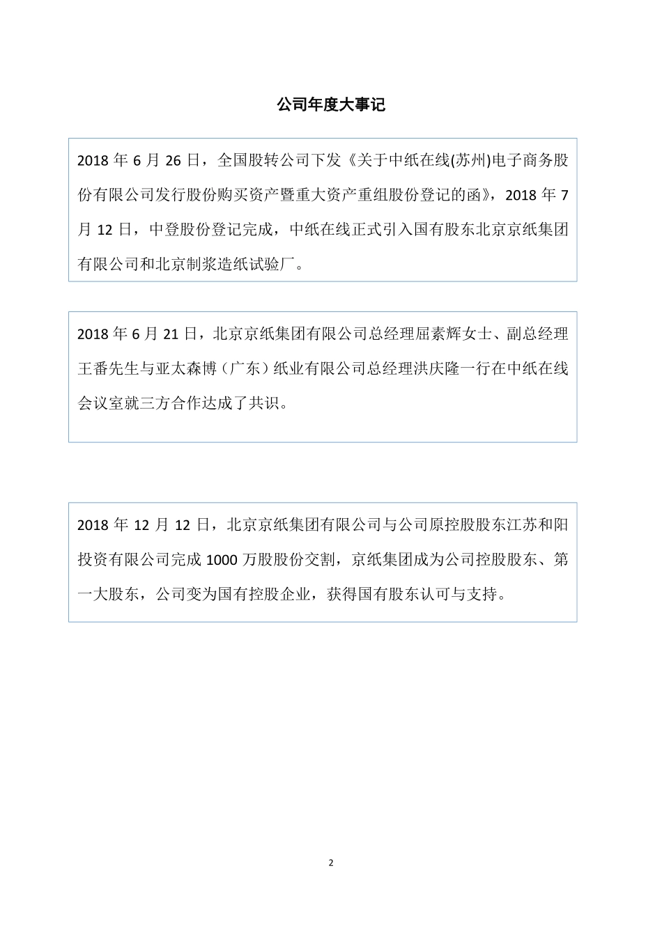 834648_2018_中纸在线_2018年年度报告_2019-03-26.pdf_第2页