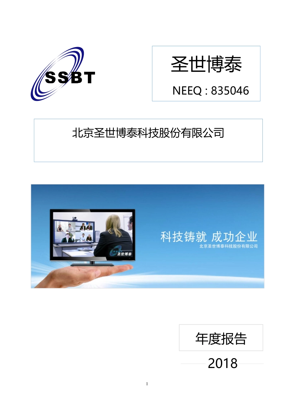 835046_2018_圣世博泰_2018年年度报告_2019-04-28.pdf_第1页