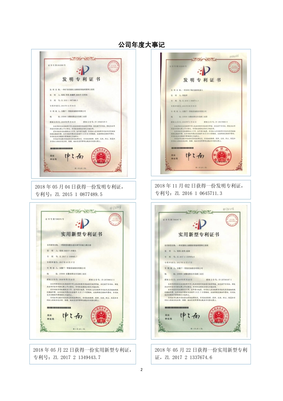 837017_2018_千一智能_2018年年度报告_2019-04-21.pdf_第2页