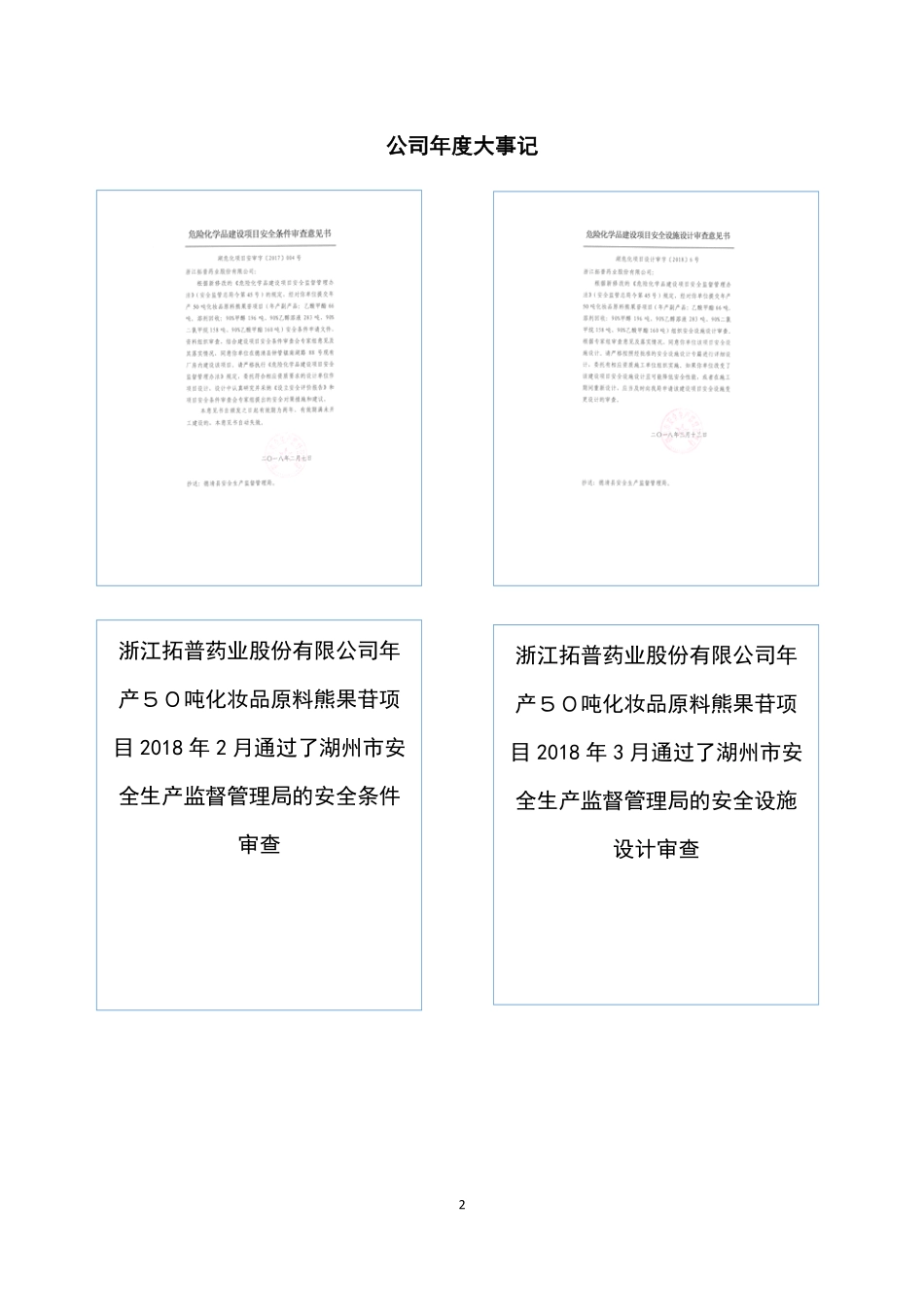 837631_2018_拓普药业_2018年年度报告_2019-04-17.pdf_第2页