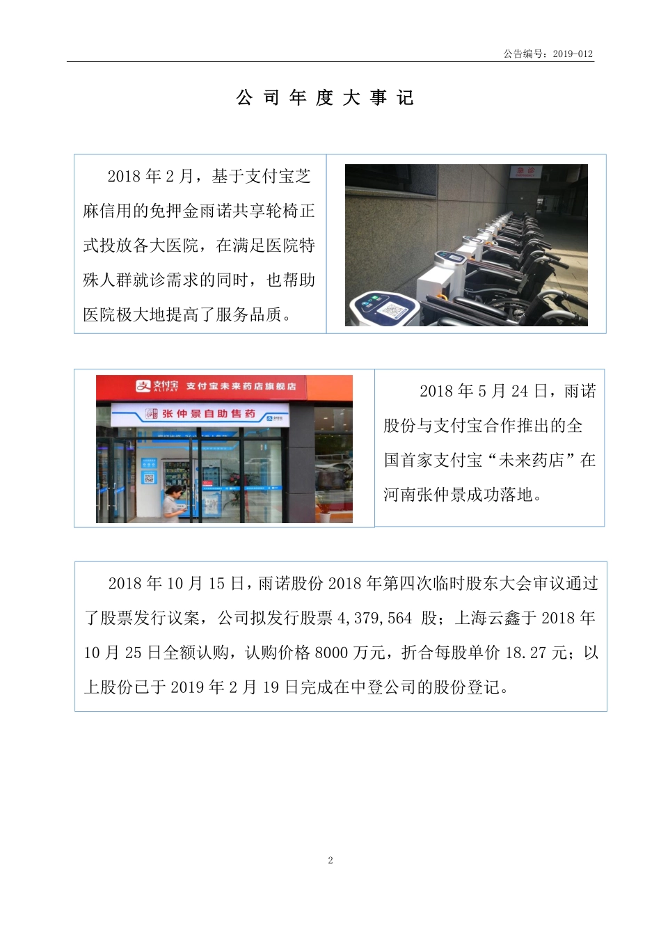 837579_2018_雨诺股份_2018年年度报告_2019-03-28.pdf_第2页