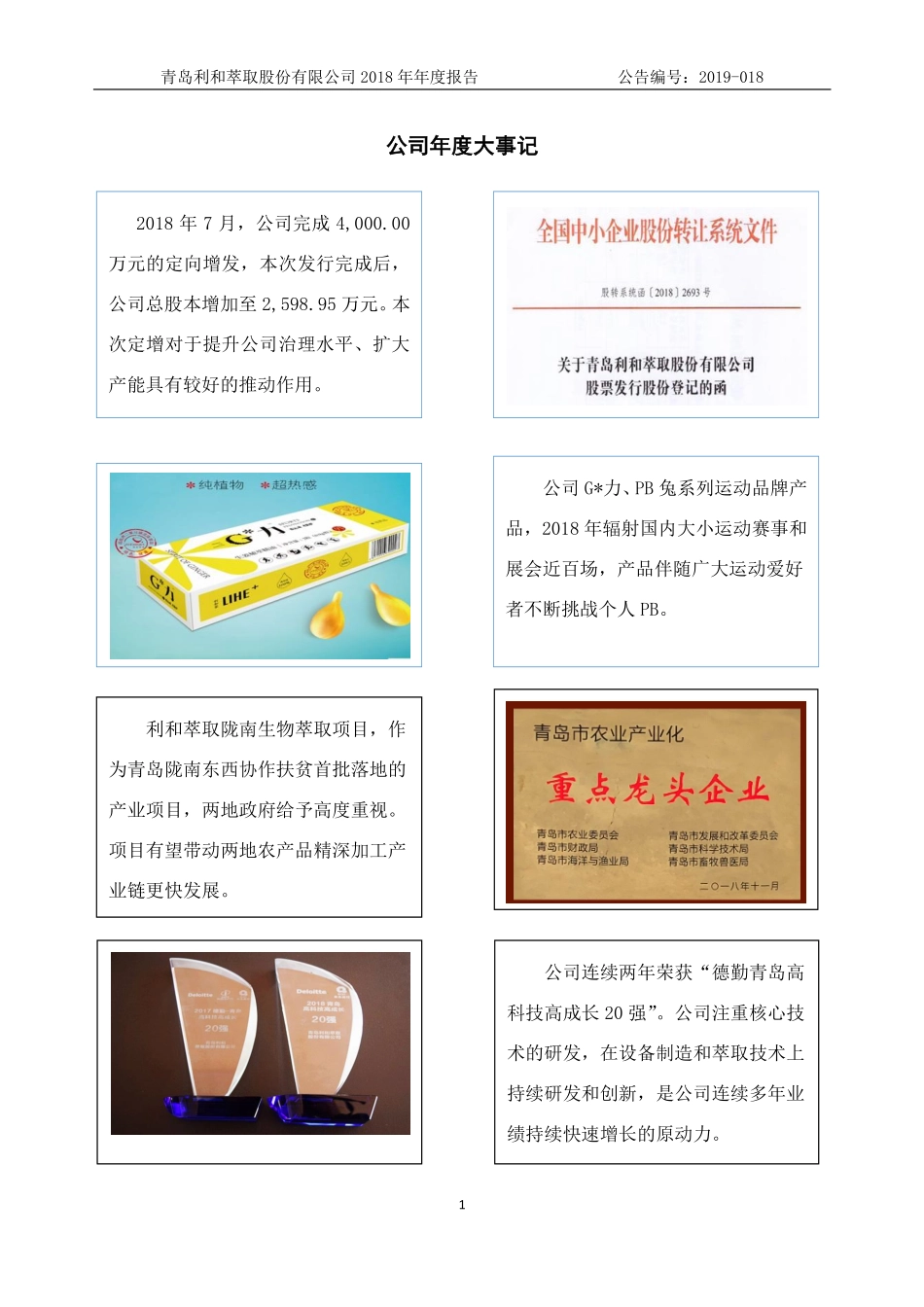 837885_2018_利和萃取_2018年年度报告_2019-04-24.pdf_第2页