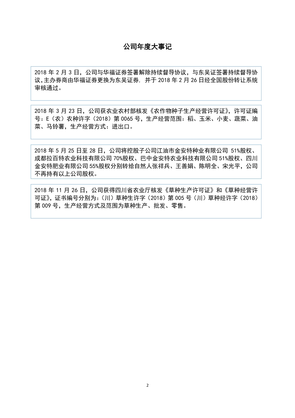 837058_2018_金安特_2018年年度报告_2019-04-28.pdf_第2页