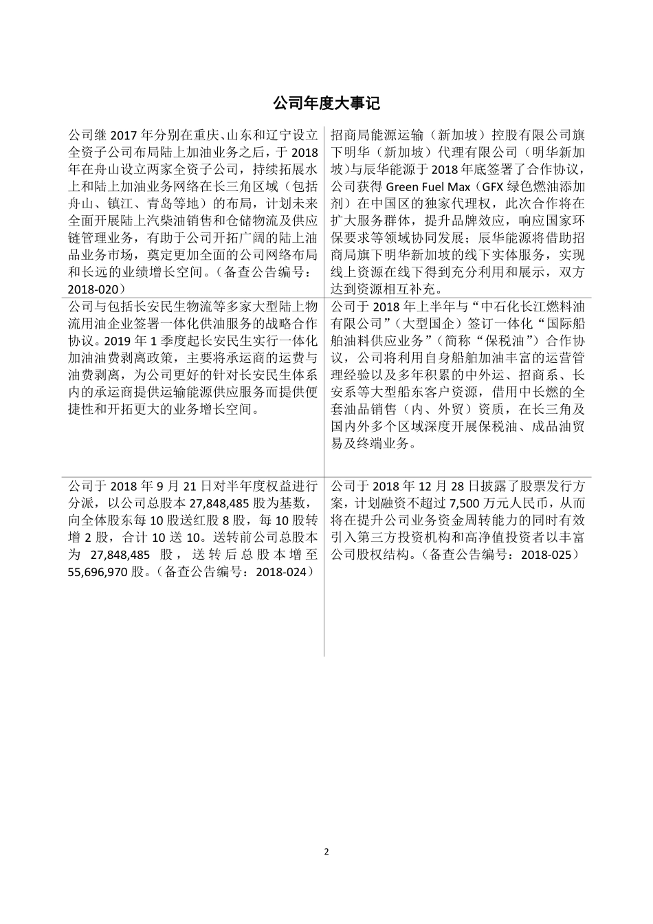 837524_2018_辰华能源_2018年年度报告_2019-06-25.pdf_第2页