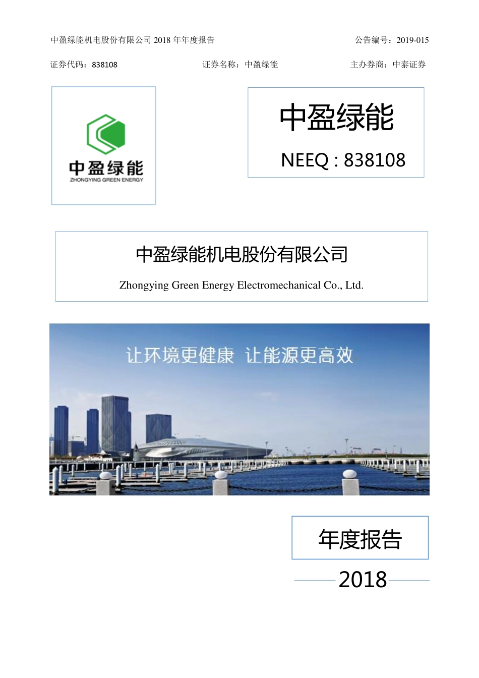 838108_2018_中盈绿能_2018年年度报告_2019-04-11.pdf_第1页