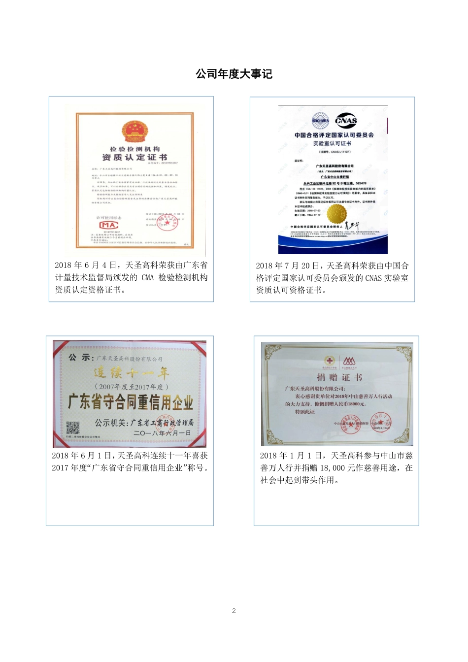 837680_2018_天圣高科_2018年年度报告_2019-04-09.pdf_第2页