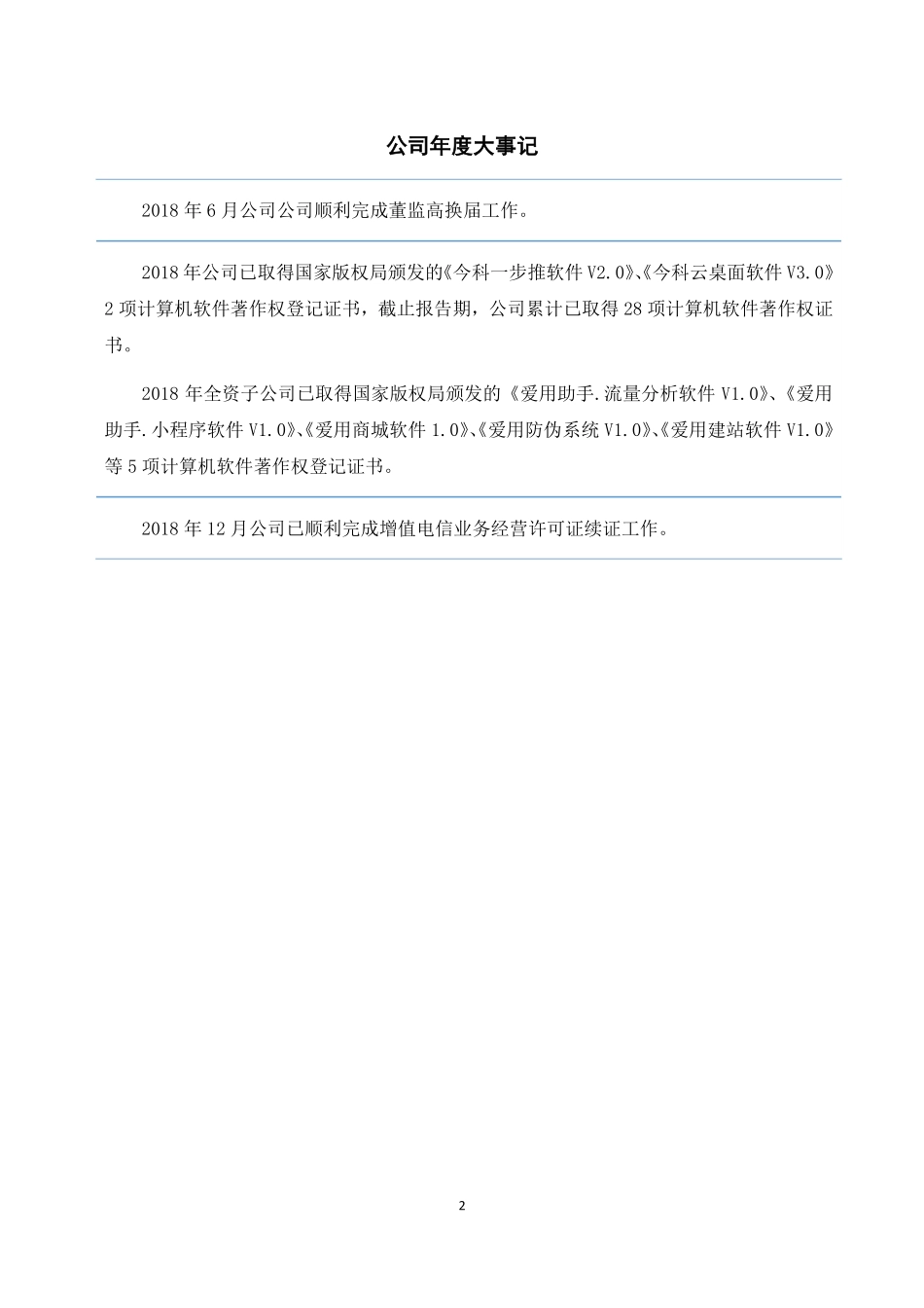 837882_2018_今科科技_2018年年度报告[2019-015]_2019-04-24.pdf_第2页