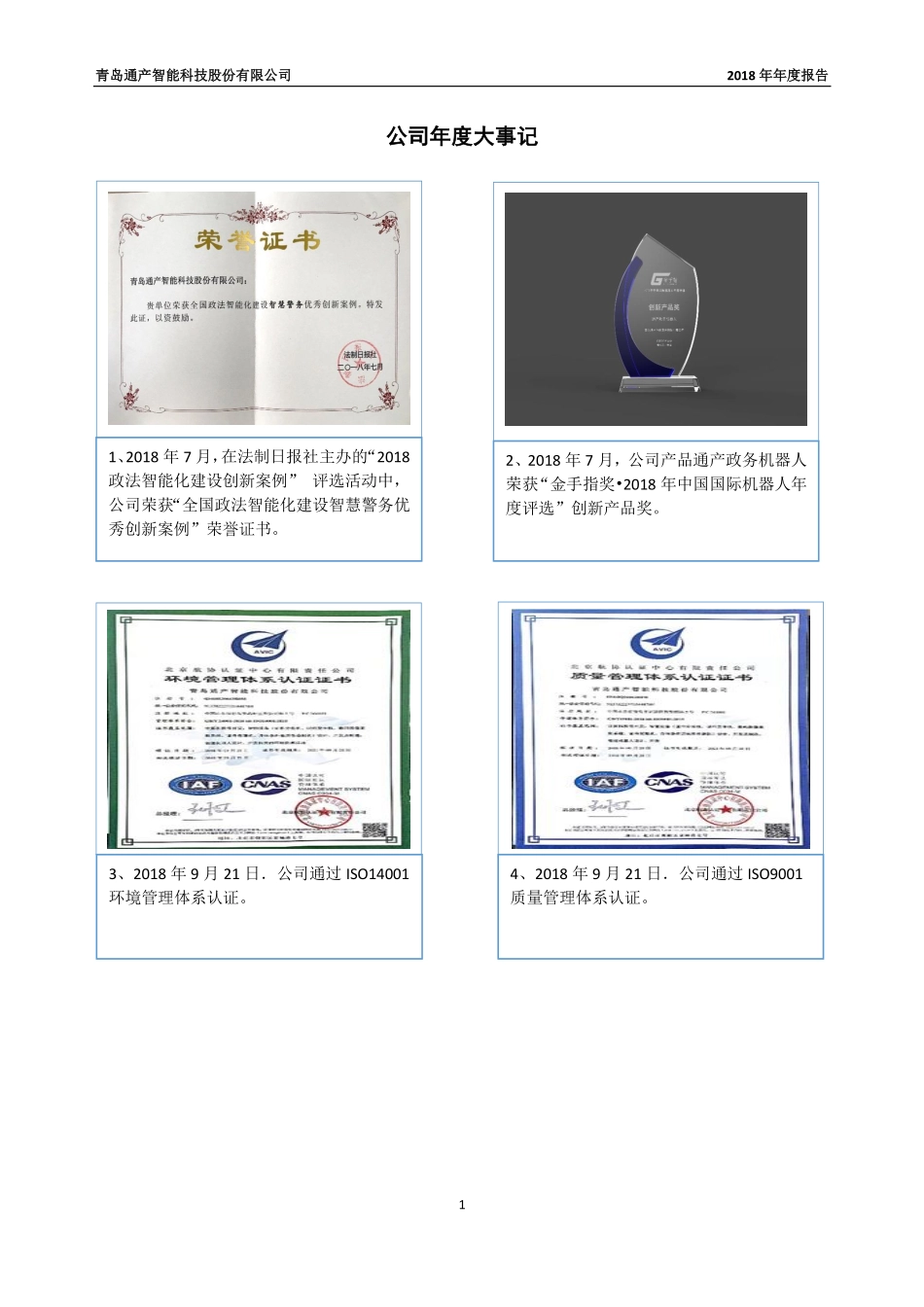 837963_2018_通产智能_2018年年度报告_2019-04-28.pdf_第2页