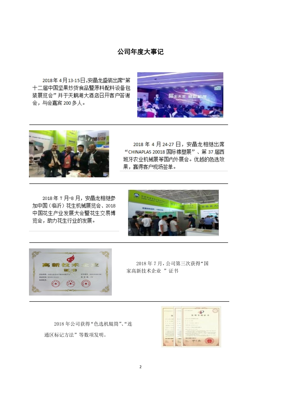 838092_2018_安晶龙_2018年年度报告_2019-04-17.pdf_第2页