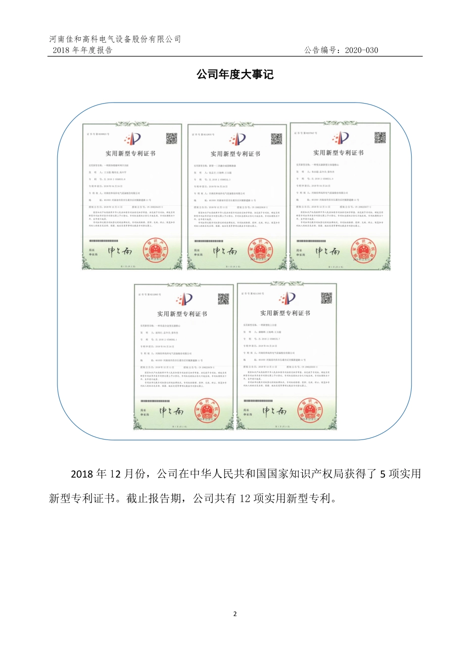 838149_2018_佳和高科_2018年年度报告_2020-04-29.pdf_第2页