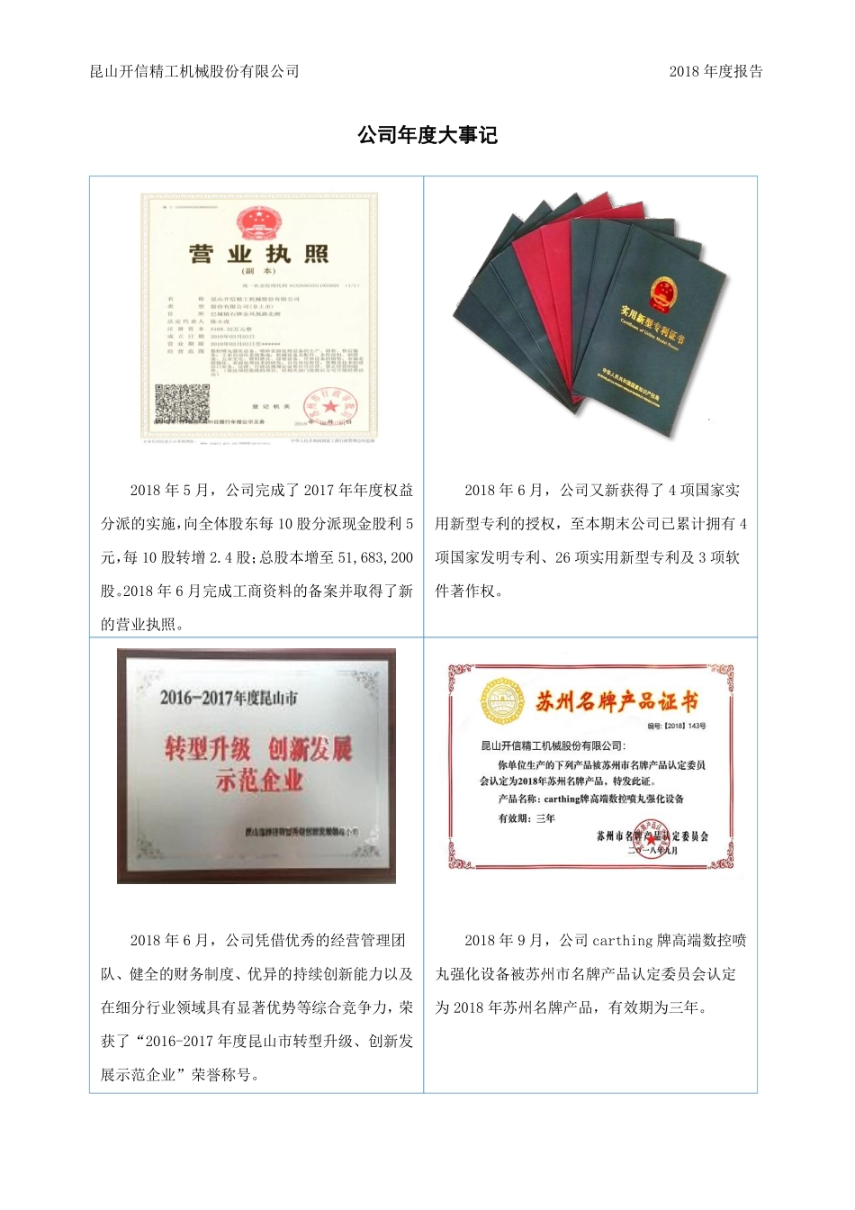 838241_2018_开信精工_2018年年度报告_2019-03-17.pdf_第2页