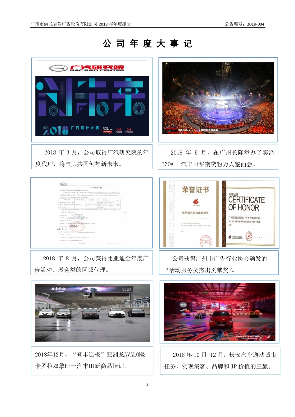 870756_2018_游龙御驾_2018年年度报告_2019-04-28.pdf_第2页