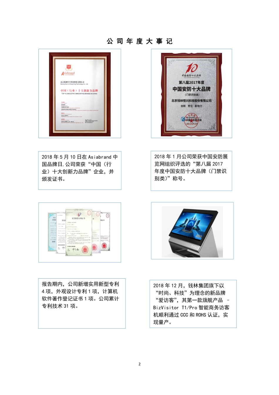 871112_2018_钱林股份_2018年年度报告_2019-04-17.pdf_第2页