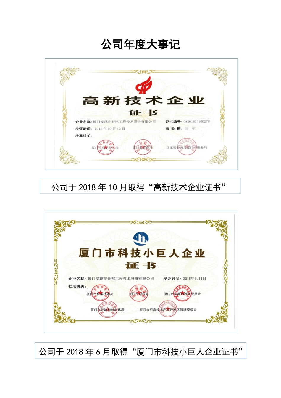 871493_2018_厦门安越_2018年年度报告_2019-04-21.pdf_第2页