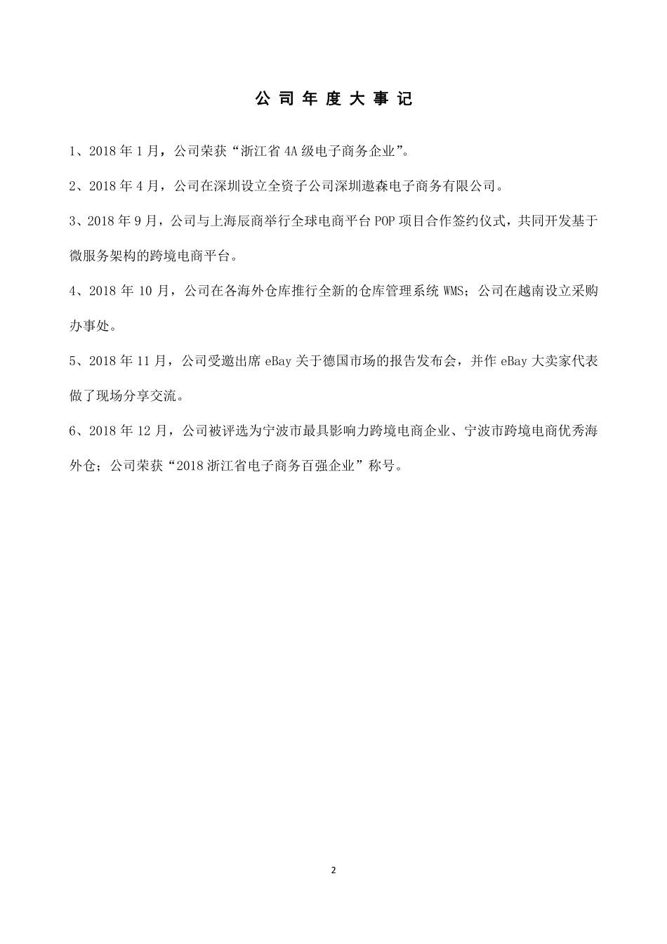 873076_2018_遨森电商_2018年年度报告_2021-06-14.pdf_第2页