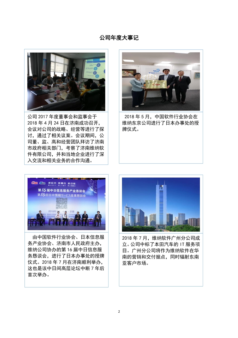 838990_2018_维纳软件_2018年年度报告_2019-04-22.pdf_第2页