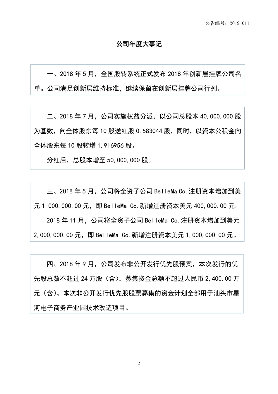839456_2018_好女人_2018年年度报告_2019-03-21.pdf_第2页
