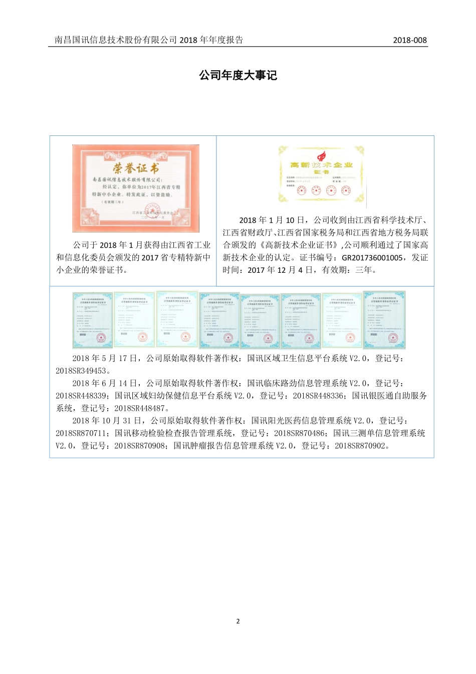 838992_2018_国讯股份_2018年年度报告_2019-04-22.pdf_第2页