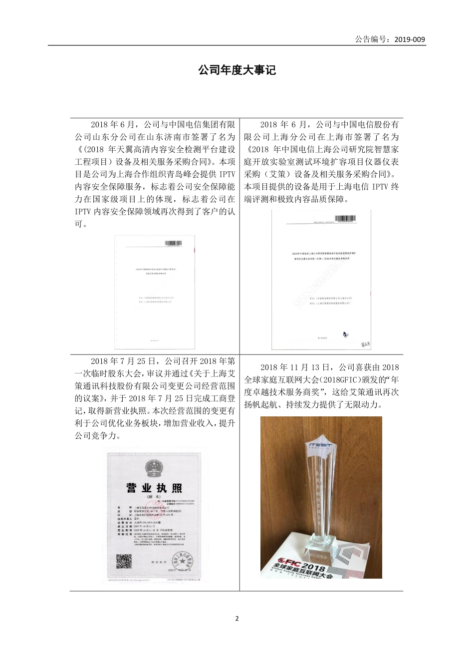 870020_2018_艾策通讯_2018年年度报告_2019-04-14.pdf_第2页