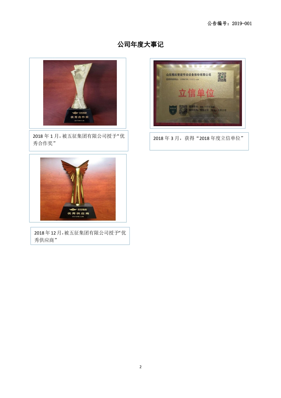 870127_2018_精科传动_2018年年度报告_2019-04-18.pdf_第2页