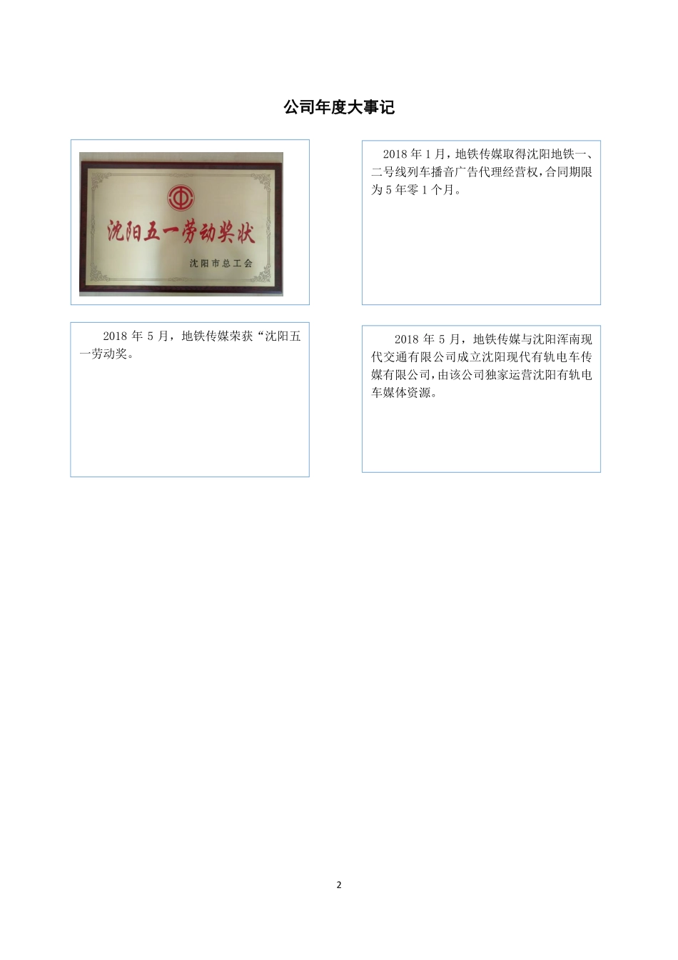 870252_2018_地铁传媒_2018年年度报告_2019-04-22.pdf_第2页