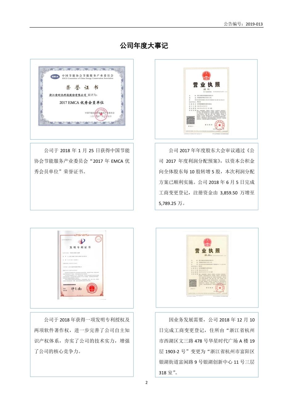 839540_2018_安耐杰_2018年年度报告_2019-04-02.pdf_第2页