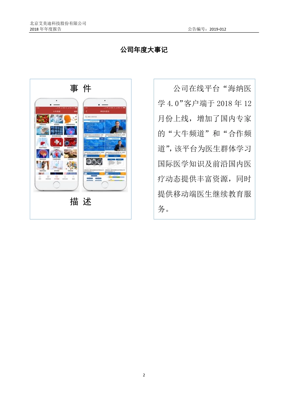 870587_2018_艾美迪_2018年年度报告_2019-06-27.pdf_第2页