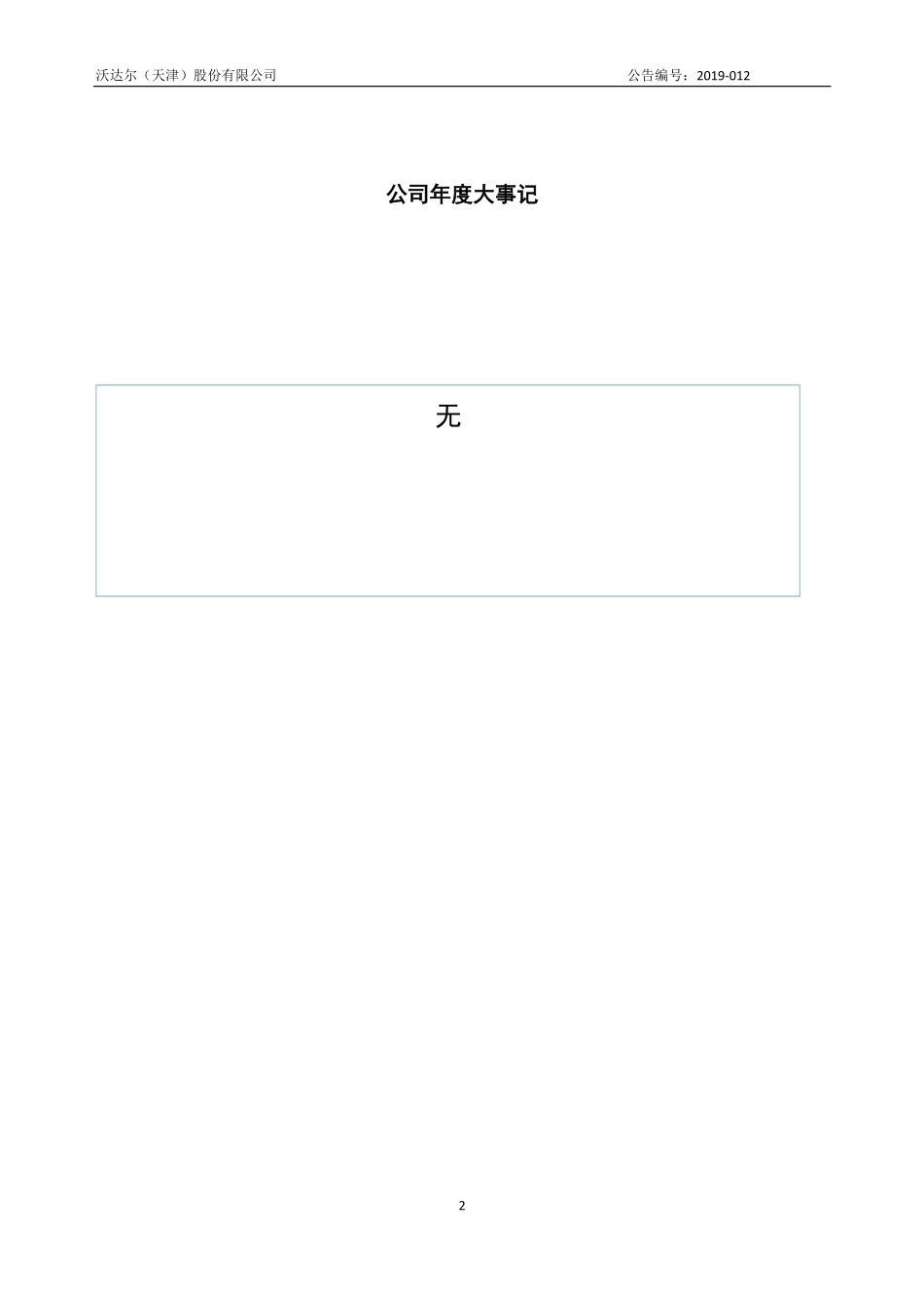 870768_2018_沃达尔_2018年年度报告_2019-04-09.pdf_第2页