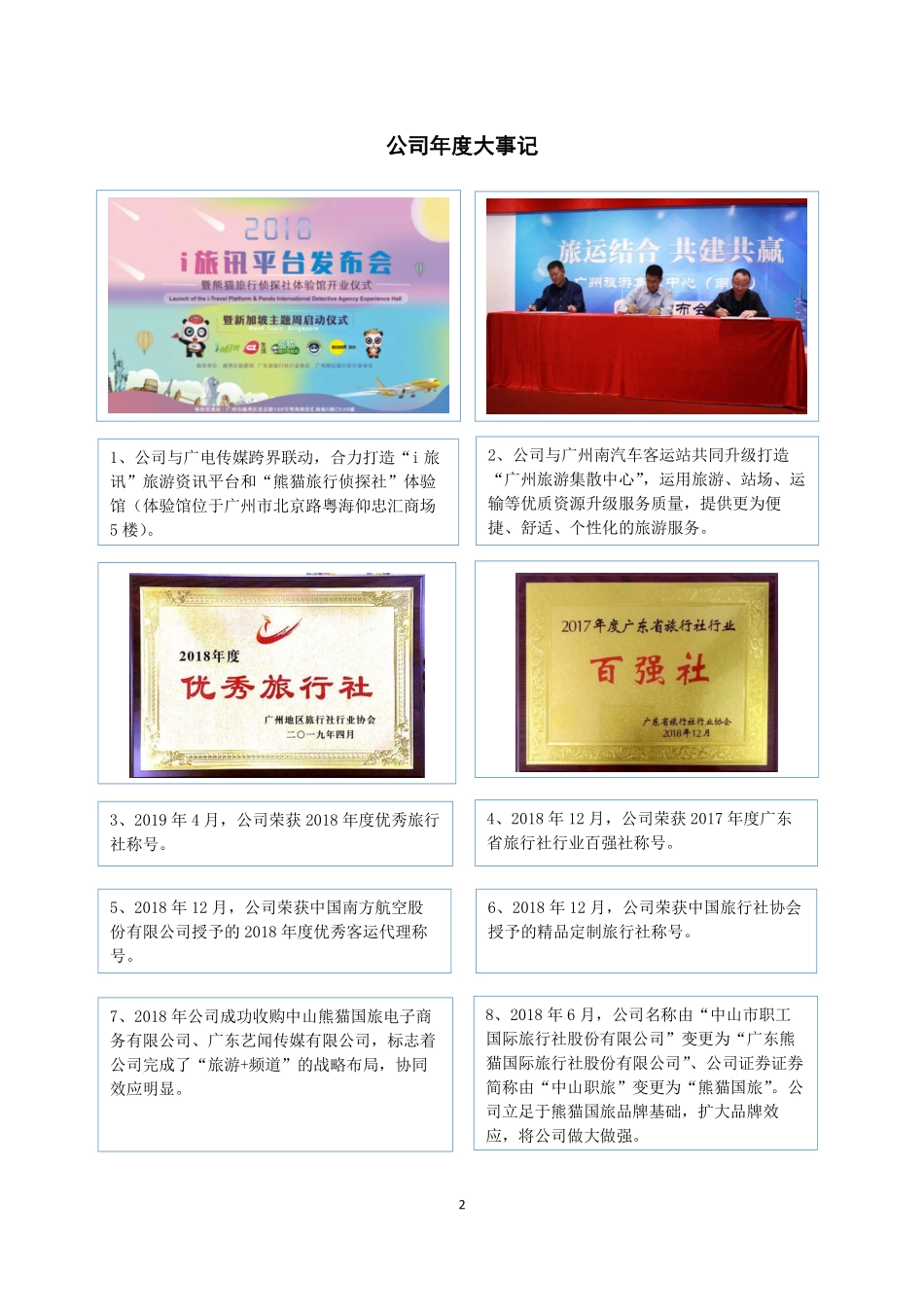 871230_2018_熊猫国旅_2018年年度报告_2019-04-28.pdf_第2页