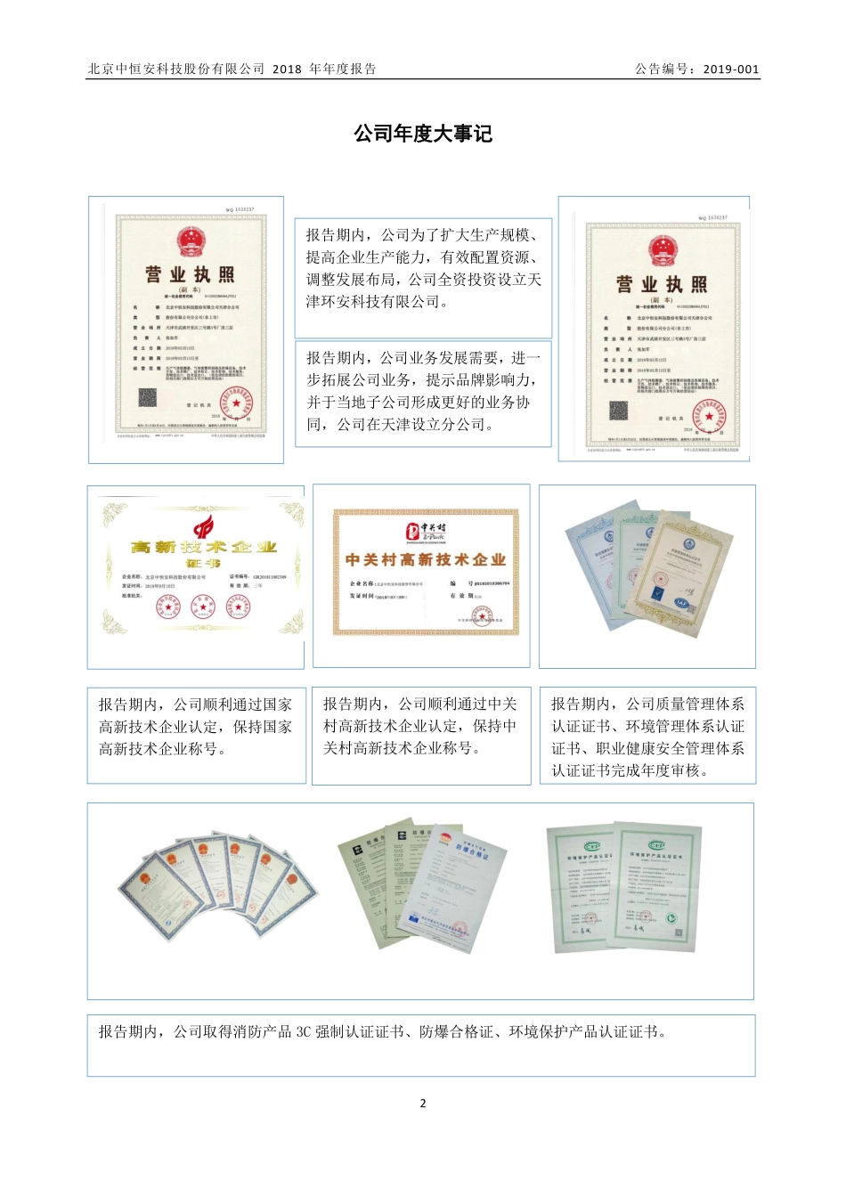 872026_2018_中恒安_2018年年度报告_2019-04-17.pdf_第2页