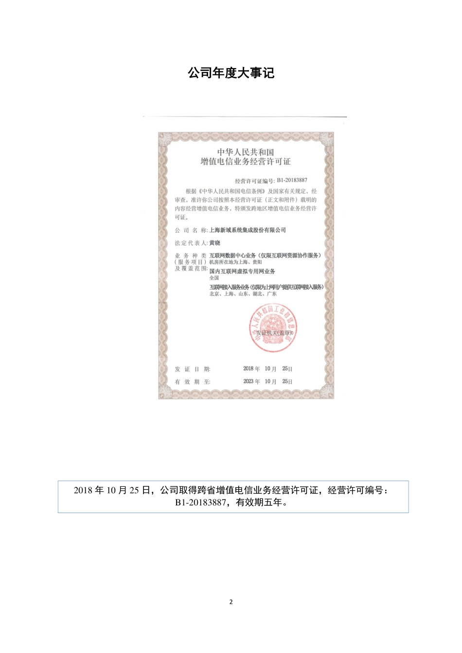 872467_2018_新域集成_2018年年度报告_2019-04-11.pdf_第2页