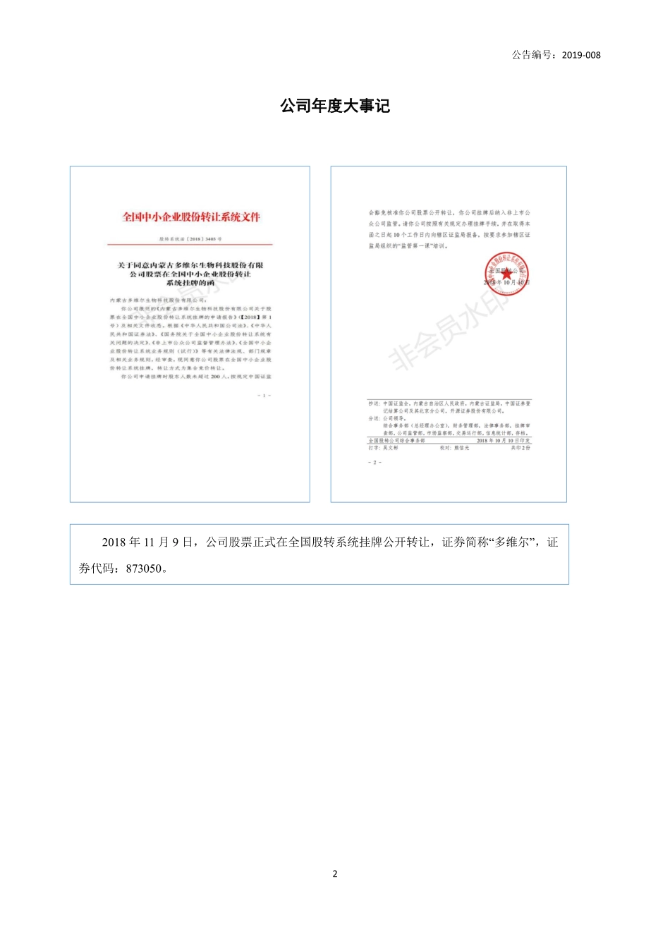 873050_2018_多维尔_2018年年度报告_2019-04-03.pdf_第2页