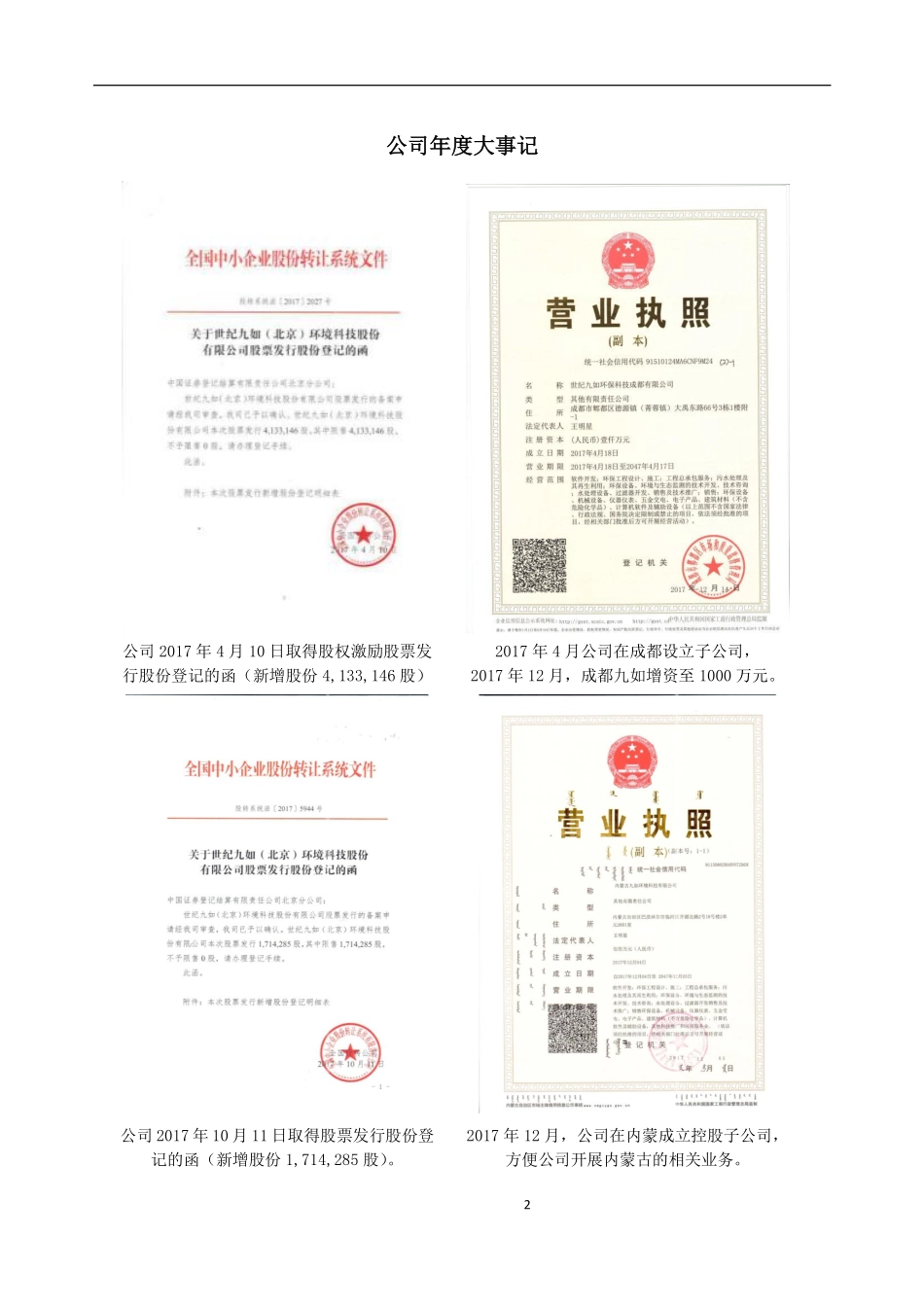 831704_2017_九如环境_2017年年度报告_2018-04-23.pdf_第2页