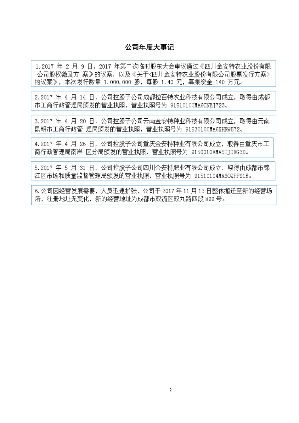 837058_2017_金安特_2017年年度报告_2018-04-26.pdf_第2页